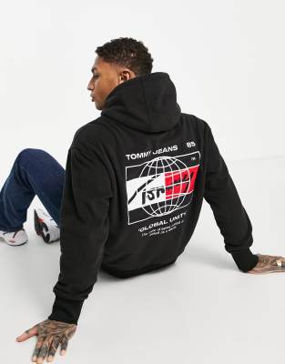 Tommy jeans classics polar pullover hoodie sale