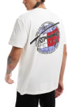 [Tommy Jeans] Tommy Jeans globe graphic t-shirt in white XS white
