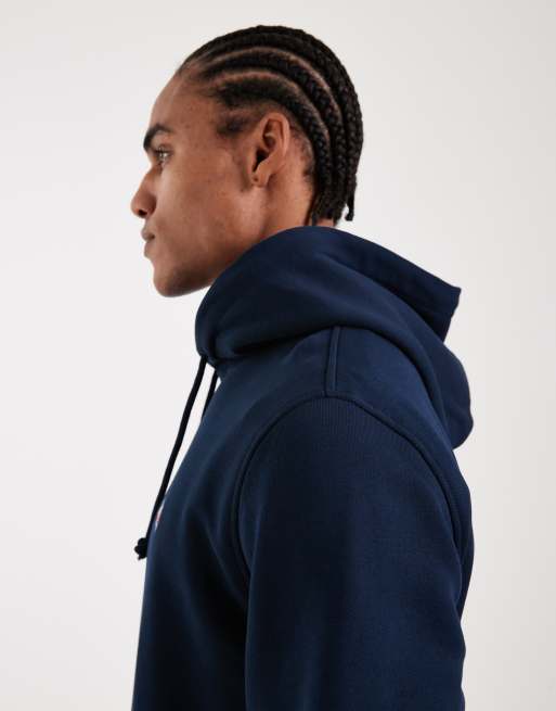 Tommy Jeans – Granatowa bluza z kapturem i naszywką, 4 z 5
