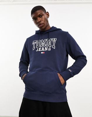 Tommy Jeans graphic hoodie in blue