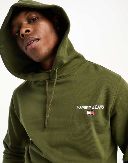 Tommy jeans hot sale green hoodie