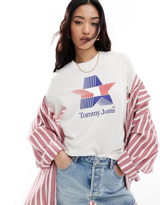 Tommy Jeans Graphic T-Shirt in White