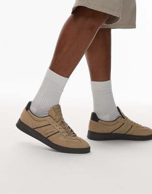 Tommy Jeans - Greenwich - Baskets - Fauve-Vert