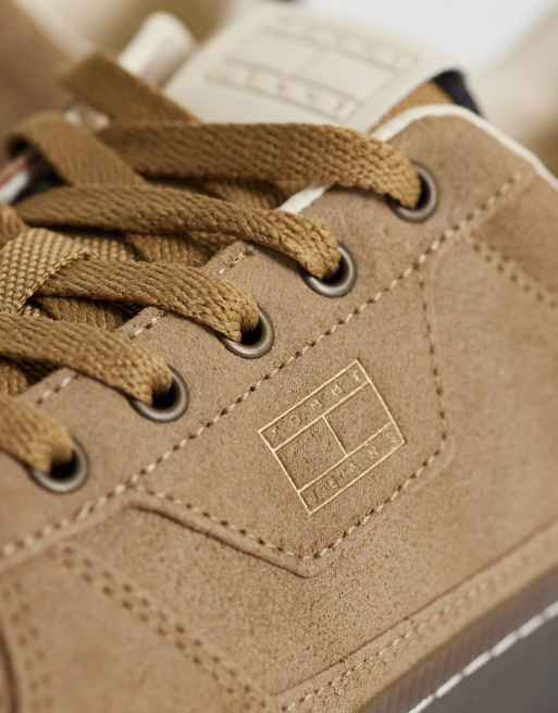 Tommy Jeans – Greenwich – Beżowe zamszowe buty sportowe, 3 z 5