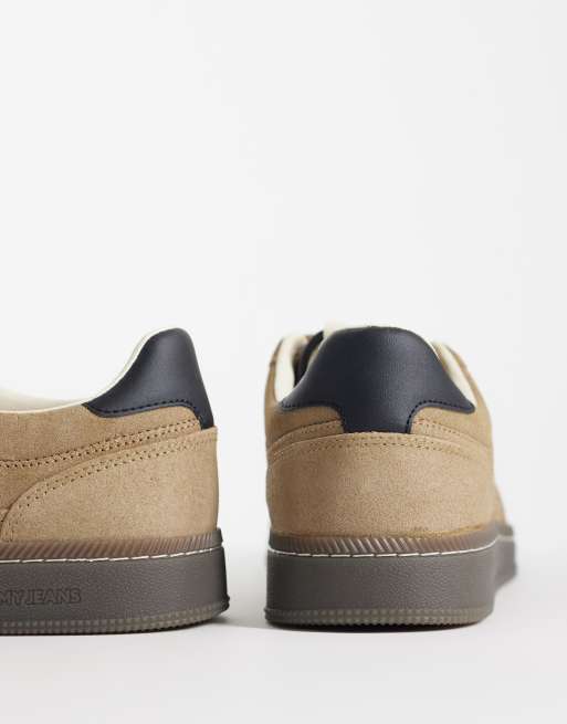 Tommy Jeans – Greenwich – Beżowe zamszowe buty sportowe, 4 z 5