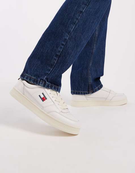 Tommy Jeans - Greenwich Essential - Sneakers bianche con logo - view 1