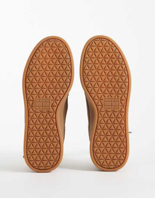 Tommy Jeans – Greenwich Max – Ljusbruna sneakers i äkta mocka, 3 av 5