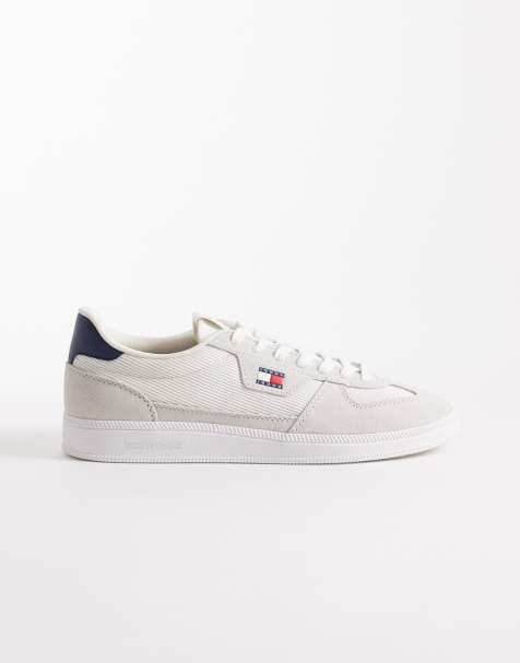 Tommy Jeans - Greenwich - Sneakers bianche con bordi e logo - view 1
