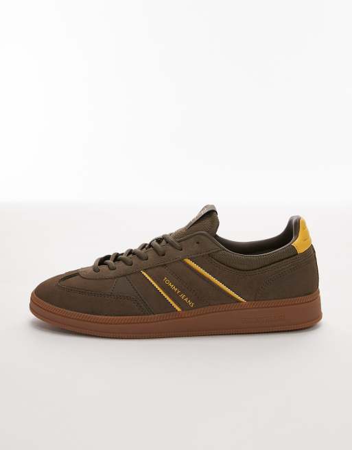 Tommy Jeans Greenwich sneakers in tan, 2 of 5