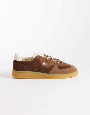 Tommy Jeans Greenwich Suede Sneakers In Multi