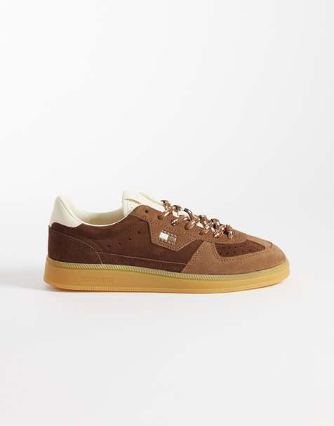 Tommy Jeans - Greenwich - Suède sneakers in bruin - view 1
