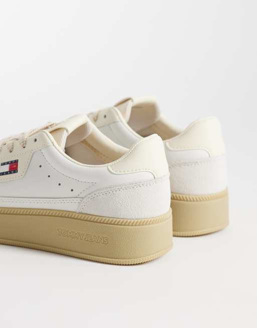Tommy Jeans – Greenwich – Vita platåsneakers, 3 av 5