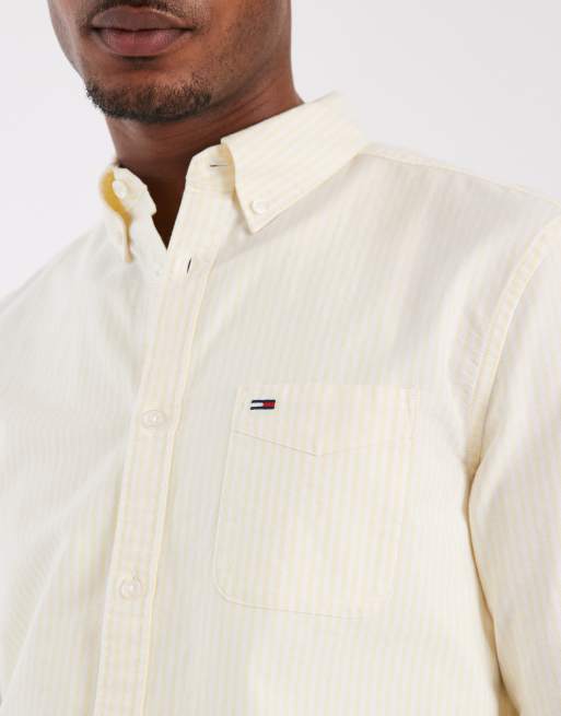 Tommy Jeans – Gulrandig oxfordskjorta, 3 av 5