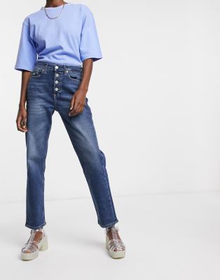 tommy jeans harper straight leg jeans