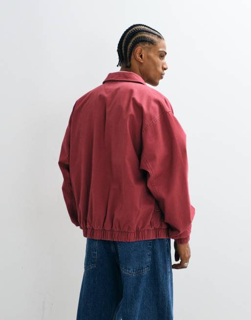 Tommy Jeans - Harrington jack in rood, 4 van 9