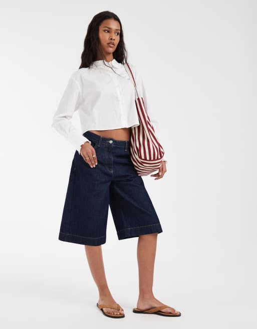 Tommy Jeans – Hemdbluse in Wollweiß mit Rüschen, 2 von 4