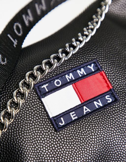 Tommy Jeans - Heritage - Borsa da spalla nera