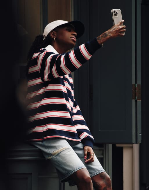 Tommy Jeans - Heritage - Casquette à logo - Blanc et bleu marine, 2 de 4
