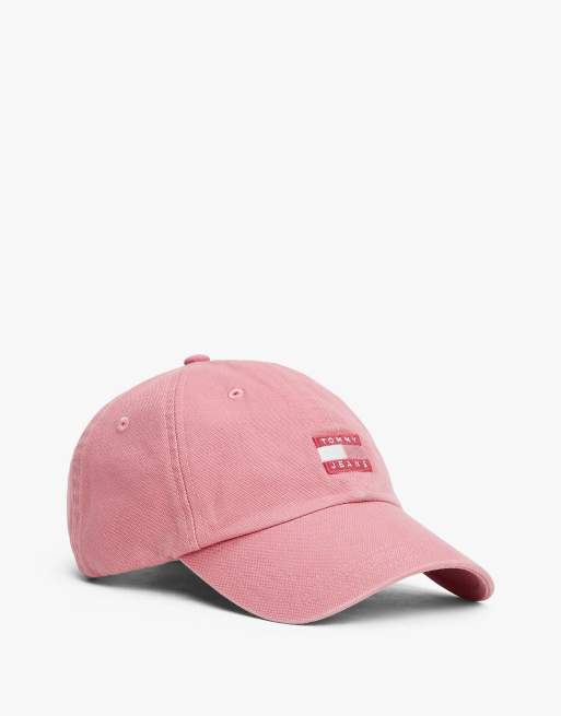 Tommy Jeans - Heritage - Casquette de baseball en toile à logo ton sur ton - Beige