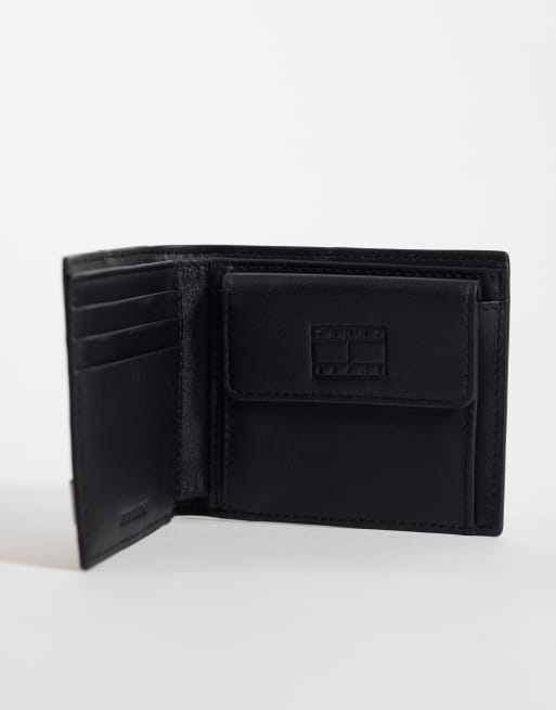 Tommy Jeans heritage flag logo Karten- und Münzhalter in Schwarz, 2 von 3