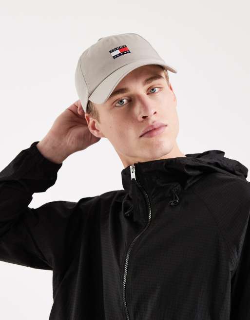 Tommy Jeans – Heritage – Ljusbeige keps med logga