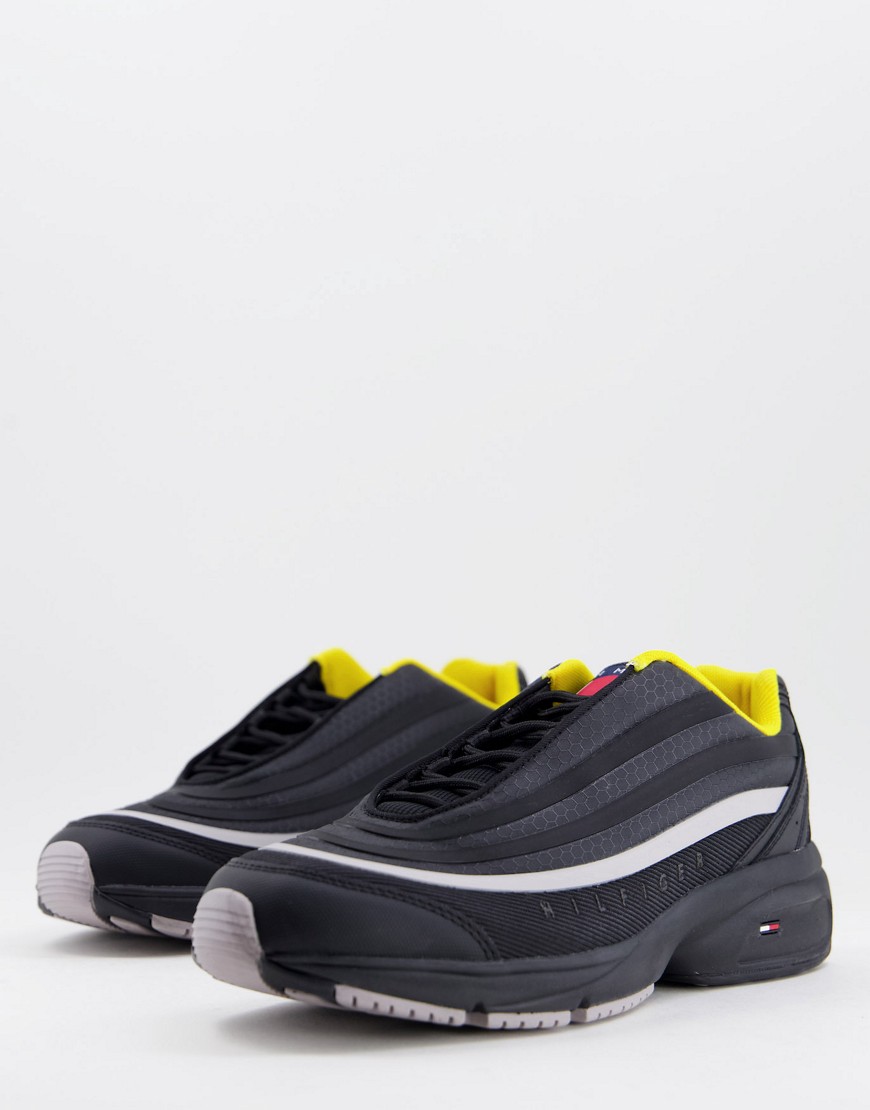 Tommy Jeans heritage modern mix trainers in black