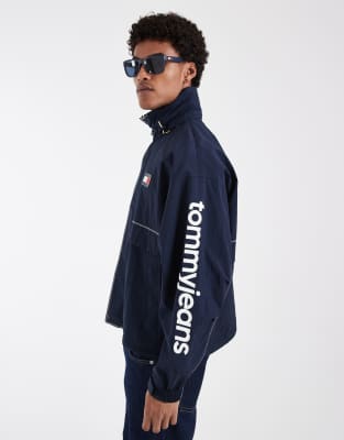Tommy Jeans Heritage Sailing Jacket In Blue
