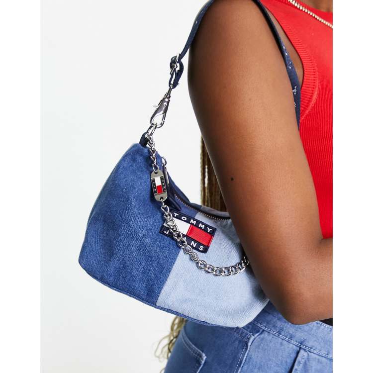 Tommy Jeans heritage shoulder bag in denim ASOS