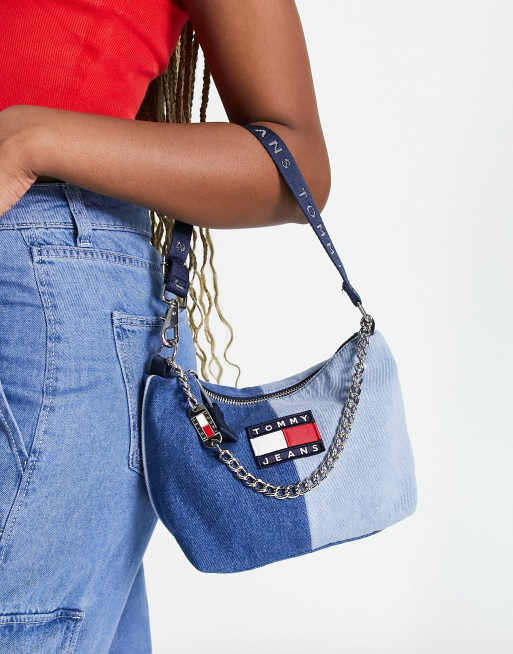 Tommy Jeans heritage shoulder bag denim | ASOS