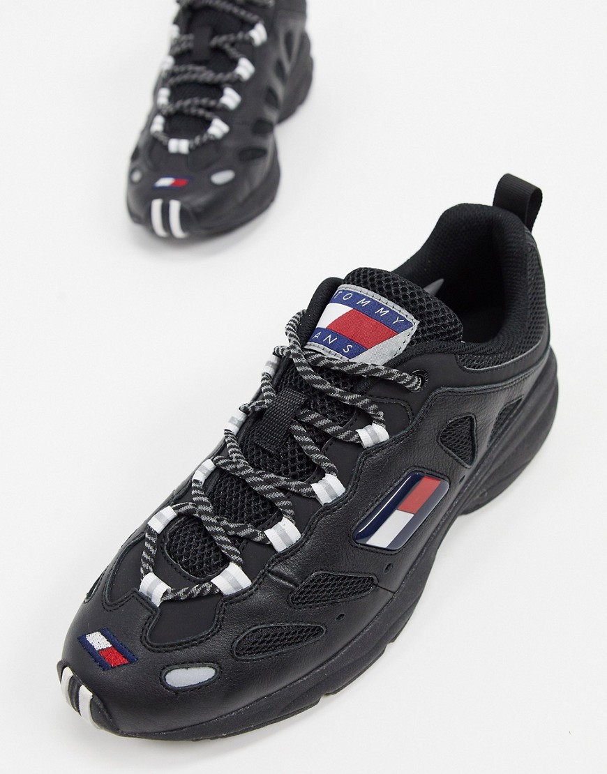 Tommy Jeans - Heritage - Sneakers rétro nere-Nero