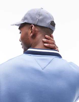 Tommy Jeans Heritage Stripe Cap In Navy