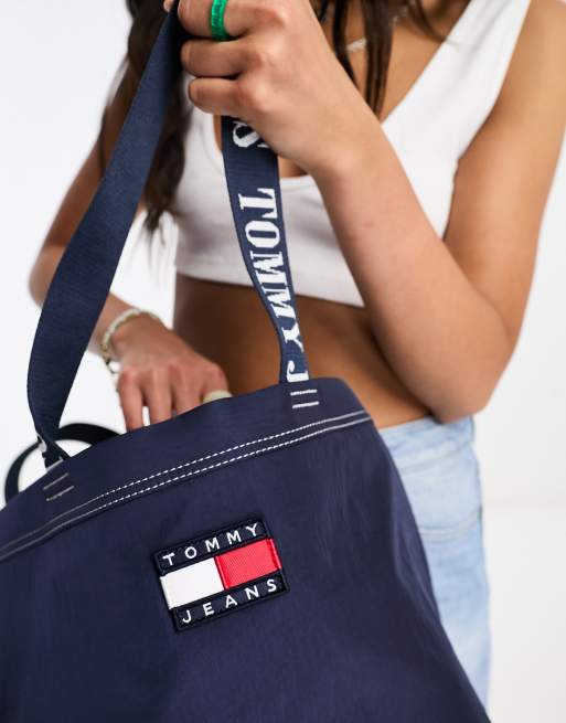 tote bag in heritage navy | Tommy Jeans ASOS