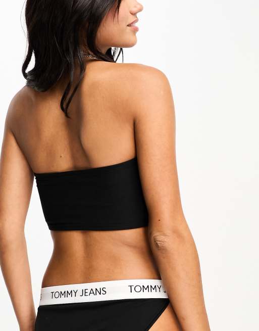 Tommy Jeans – Heritage – Trägerloses Bustier mit Flaggen-Print, 3 von 4