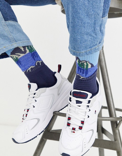 Tommy Jeans heritage trainer in white