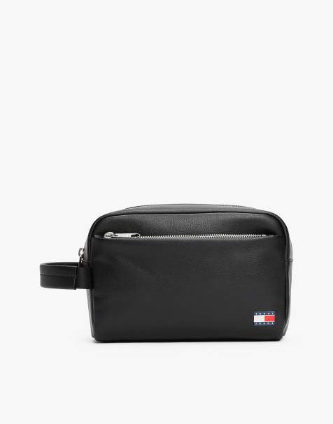 Tommy Jeans - Heritage - Trousse de toilette effet grainé - Noir - view 1