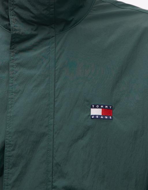 Tommy Jeans – Heritage – Zielona kurtka z logo z flagą, 5 z 5