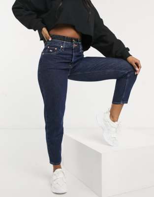 tommy jeans high rise mom jeans