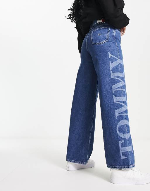 Tommy hilfiger wide leg hot sale jeans