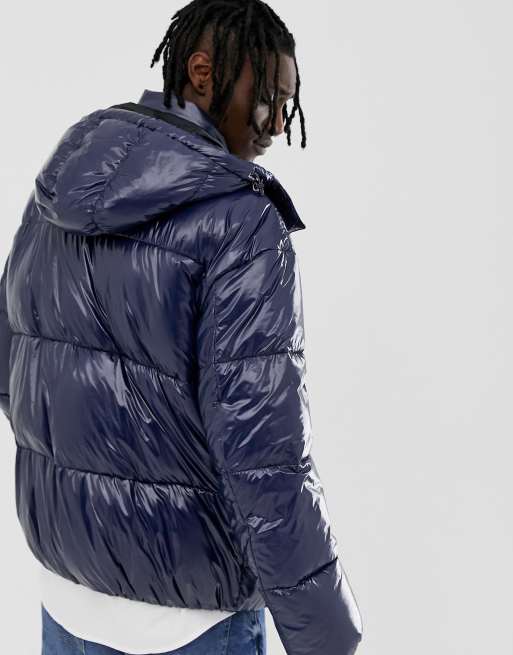 Tommy hilfiger shop puffer jacket shiny