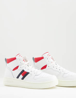 tommy jeans mens hi top trainers