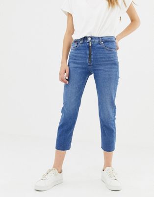 tommy jeans high rise slim cropped izzy