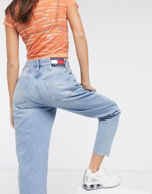 Tommy Jeans high waist mom jean | ASOS