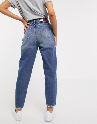 Tommy Jeans high waist mom jean | ASOS