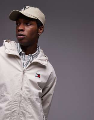 Tommy Jeans Hooded Jacket In White