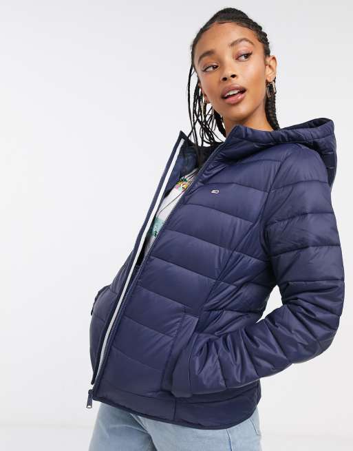 Tommy jeans quilted zip 2024 through jacket