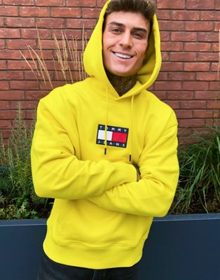 tommy hoodie yellow