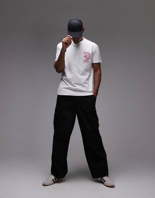 Tommy Jeans - Hvid T-shirt med hotdog-grafik, 2 af 4