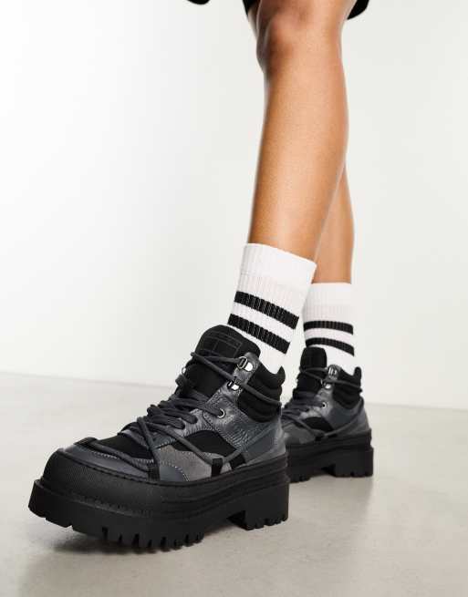 Tommy jeans shop black hiking boots