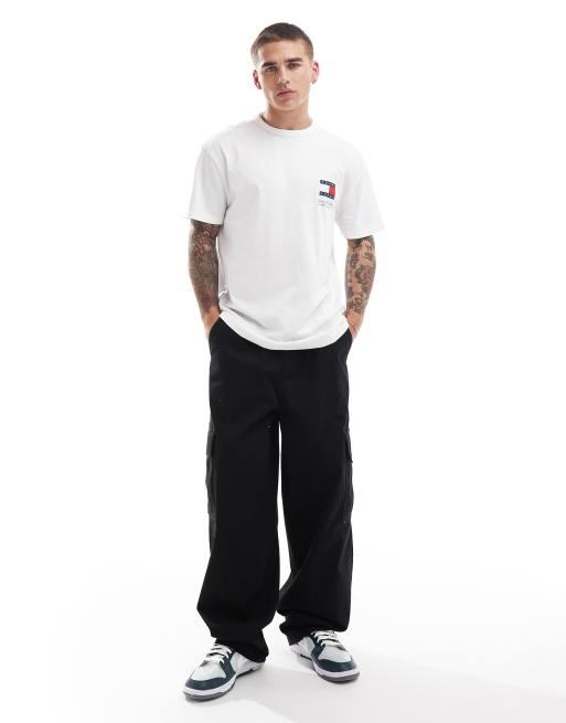 Tommy Jeans ice cube back print graphic t-shirt in white, 4 of 4