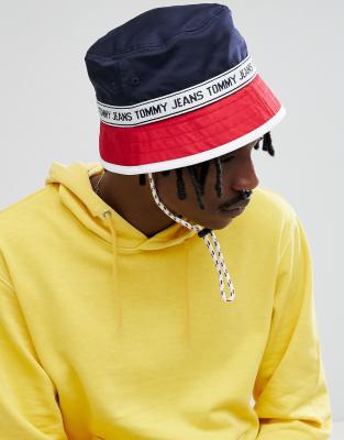 Tommy Jeans Icon Logo Bucket Hat in 